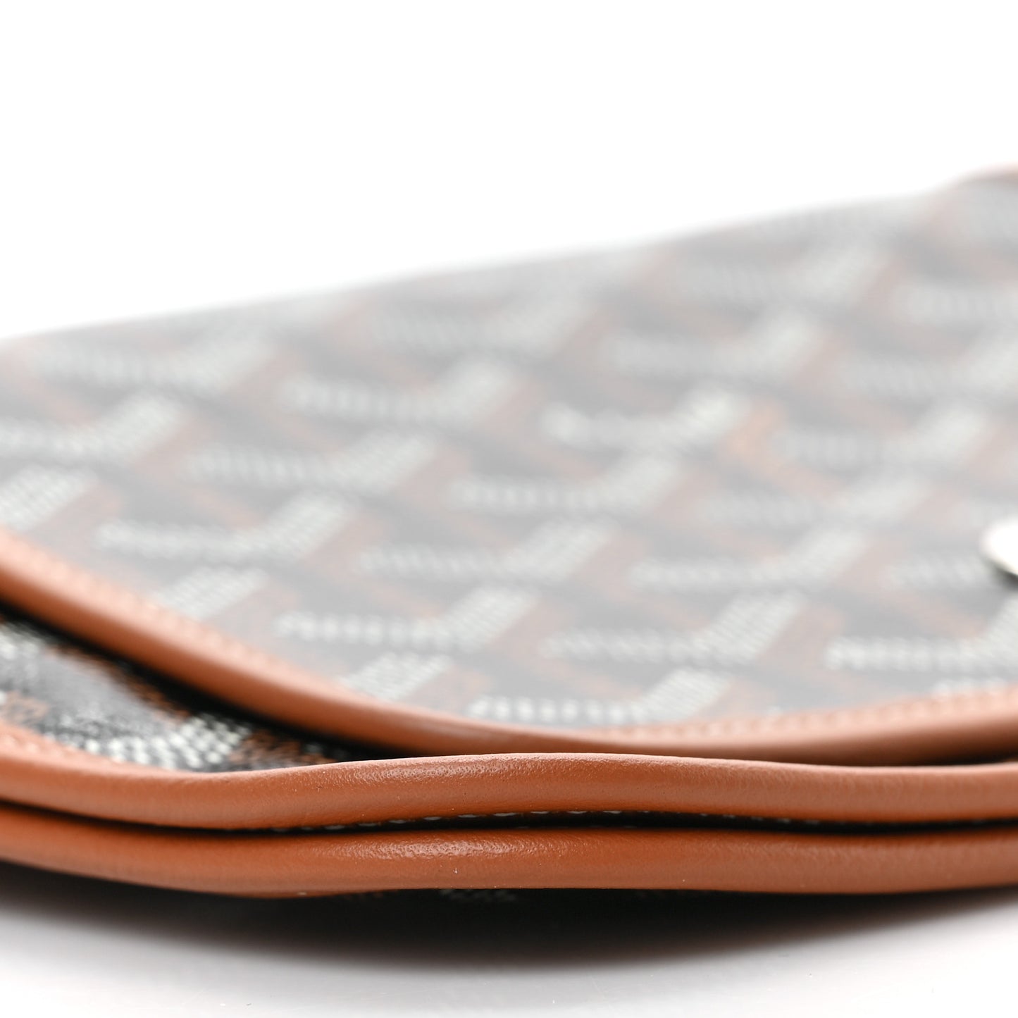 Goyardine Plumet Wallet Clutch Black Gold