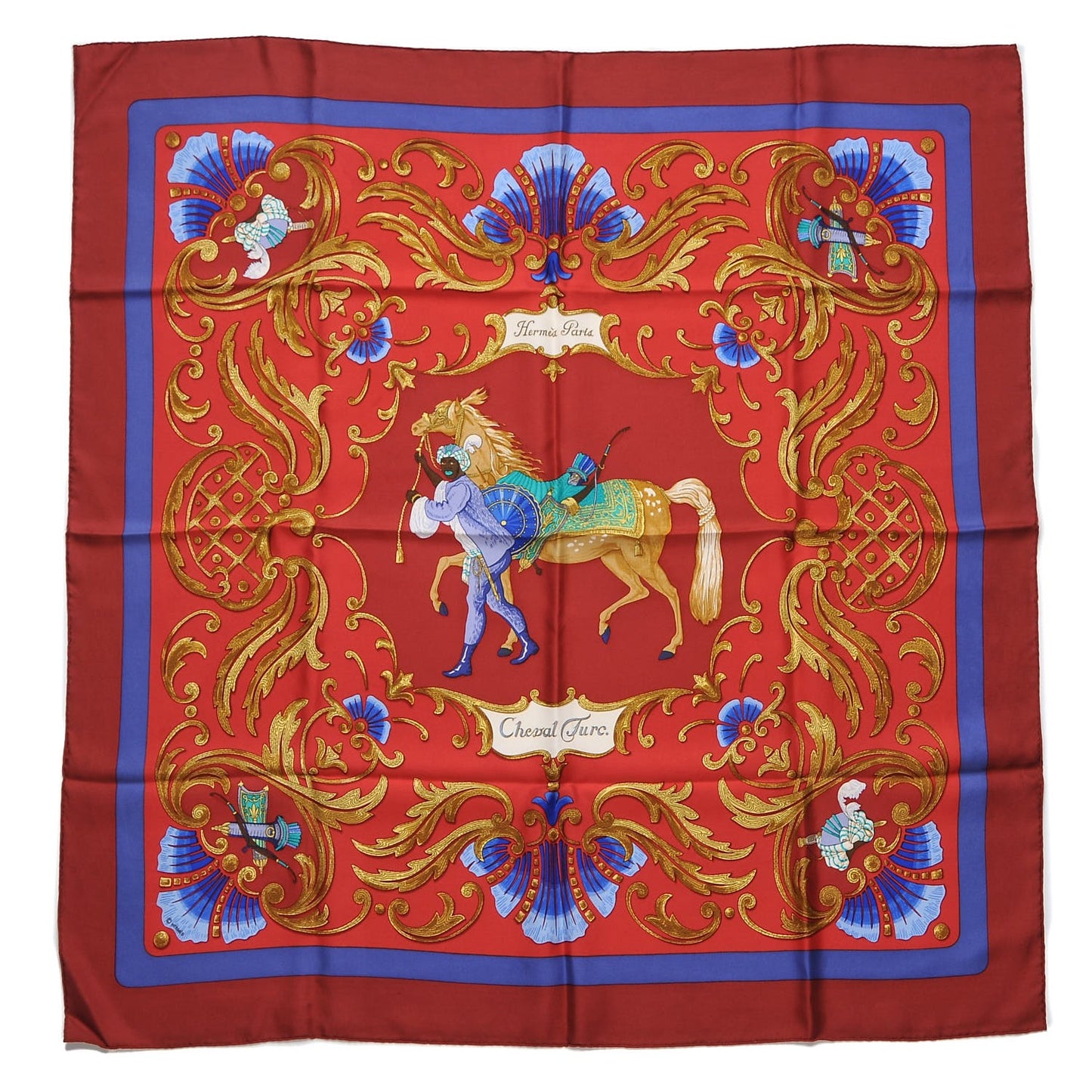 Silk Cheval Turc Scarf 90