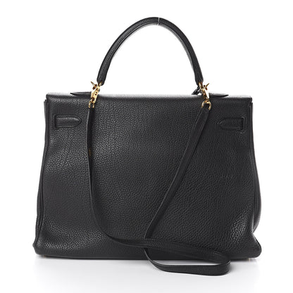 Hermes Togo Kelly Retourne 35 Black 3 of 34
