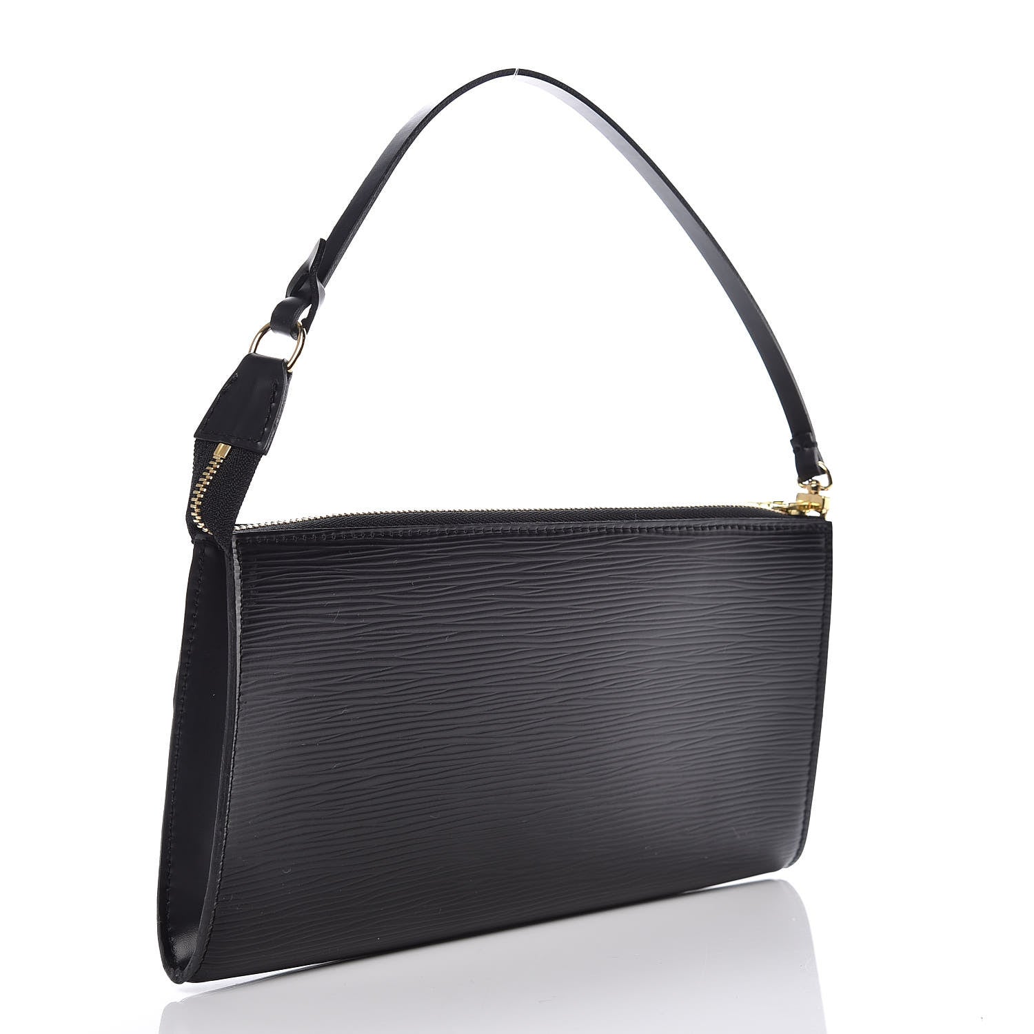 Louis Vuitton Epi Pochette Accessories 24 Black 3 of 9