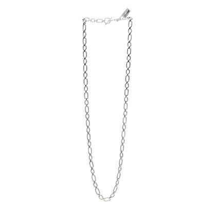 David Yurman Sterling Silver Blue Sapphire 9.5mm Cushion Link Chain Necklace 3 of 4