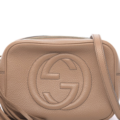 Gucci Pebbled Calfskin Small Soho Disco Bag Rose Beige 10 of 10