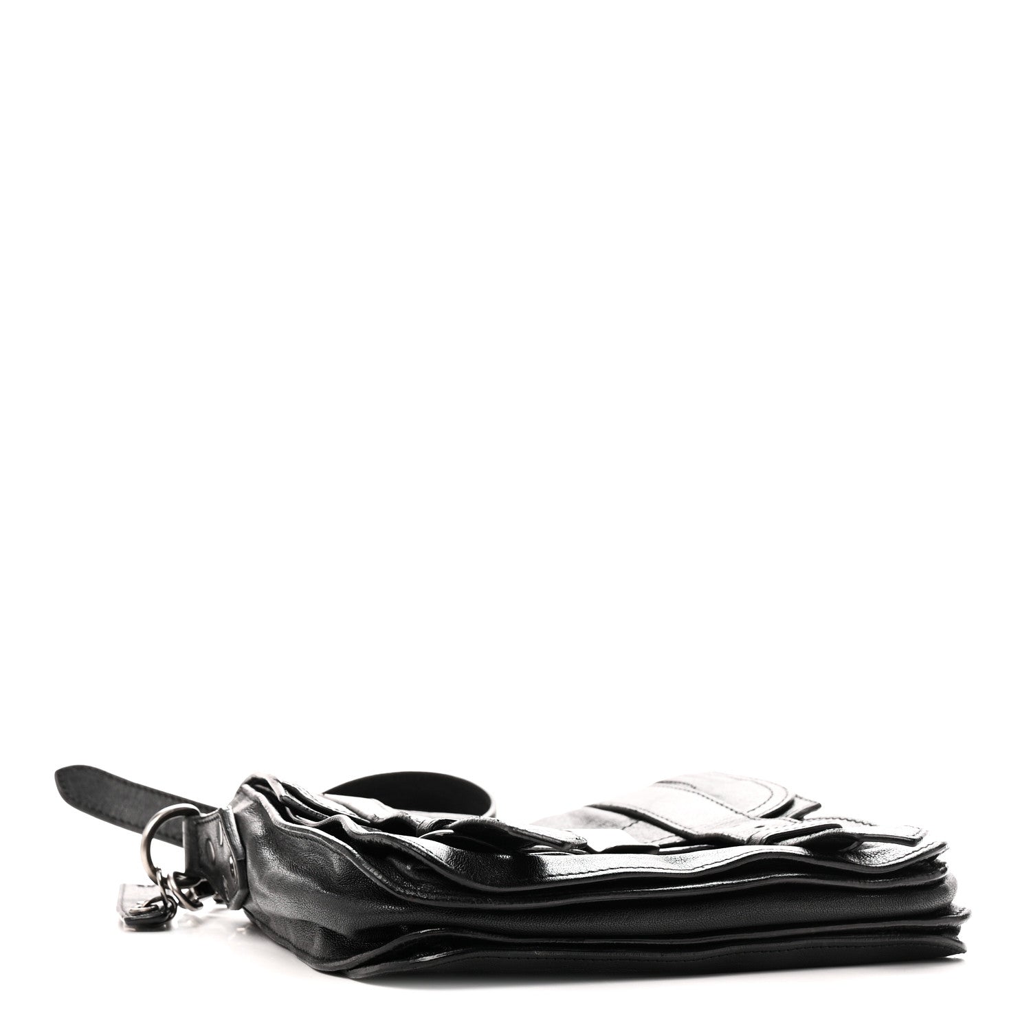 Proenza Schouler Lambskin PS1 Pouch Messenger Black 4 of 11