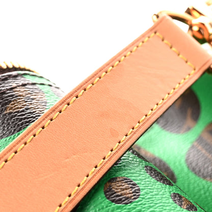 Louis Vuitton Monogram Kusama Pumpkin Dots Keepall Bandouliere 55 Green 13 of 13