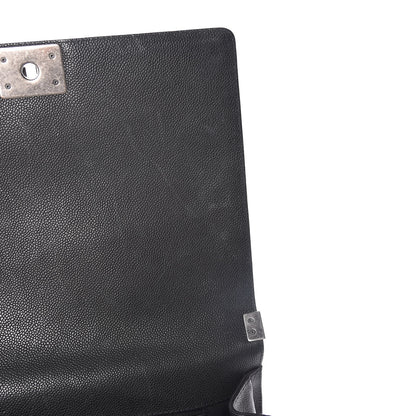 Chanel Caviar Stitched Large Boy Flap Black 11 of 14