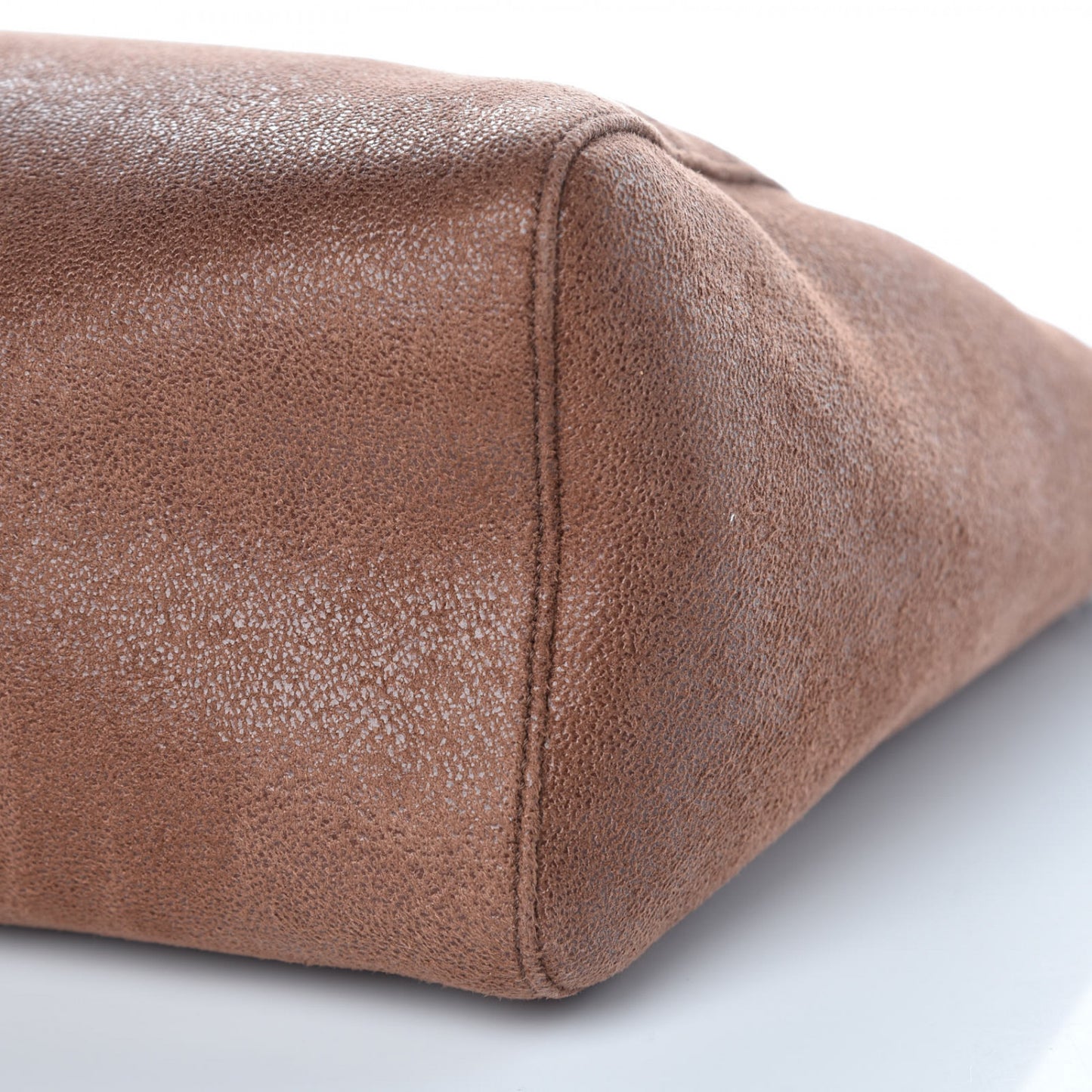 Shaggy Deer Falabella East West Shopper Tote Maple
