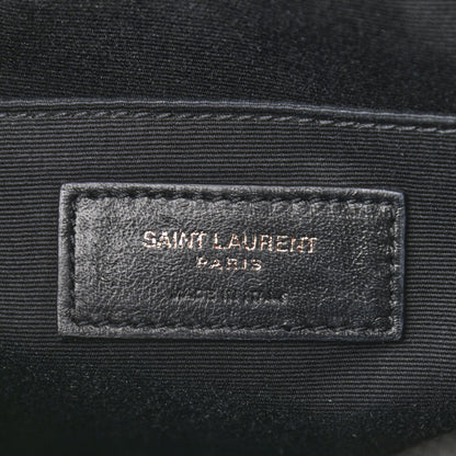 Saint Laurent Calfskin Matelasse Monogram Lou Camera Bag Black 8 of 10
