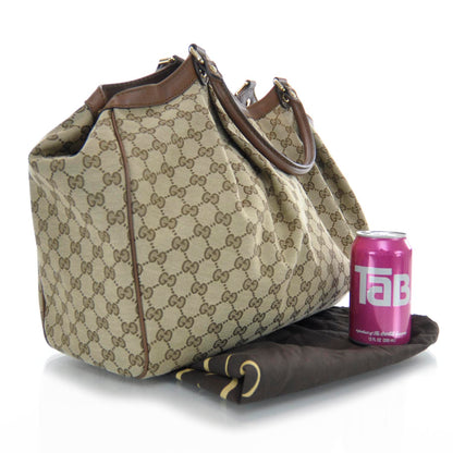 Gucci Monogram Large Sukey Brown 3 of 11