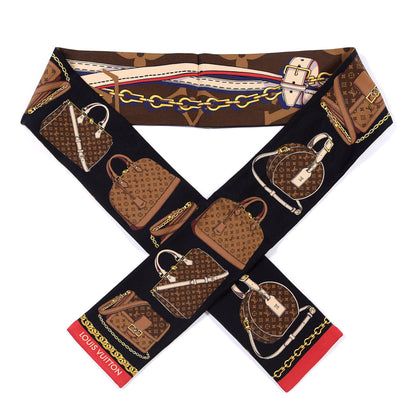 Louis Vuitton Silk Monogram Tribute To Bandeau Marron 1 of 3