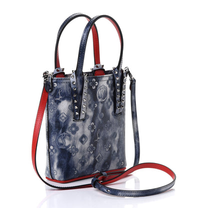 Christian Louboutin Calfskin Punk Mini North South Cabata Tote Multi 2 of 4