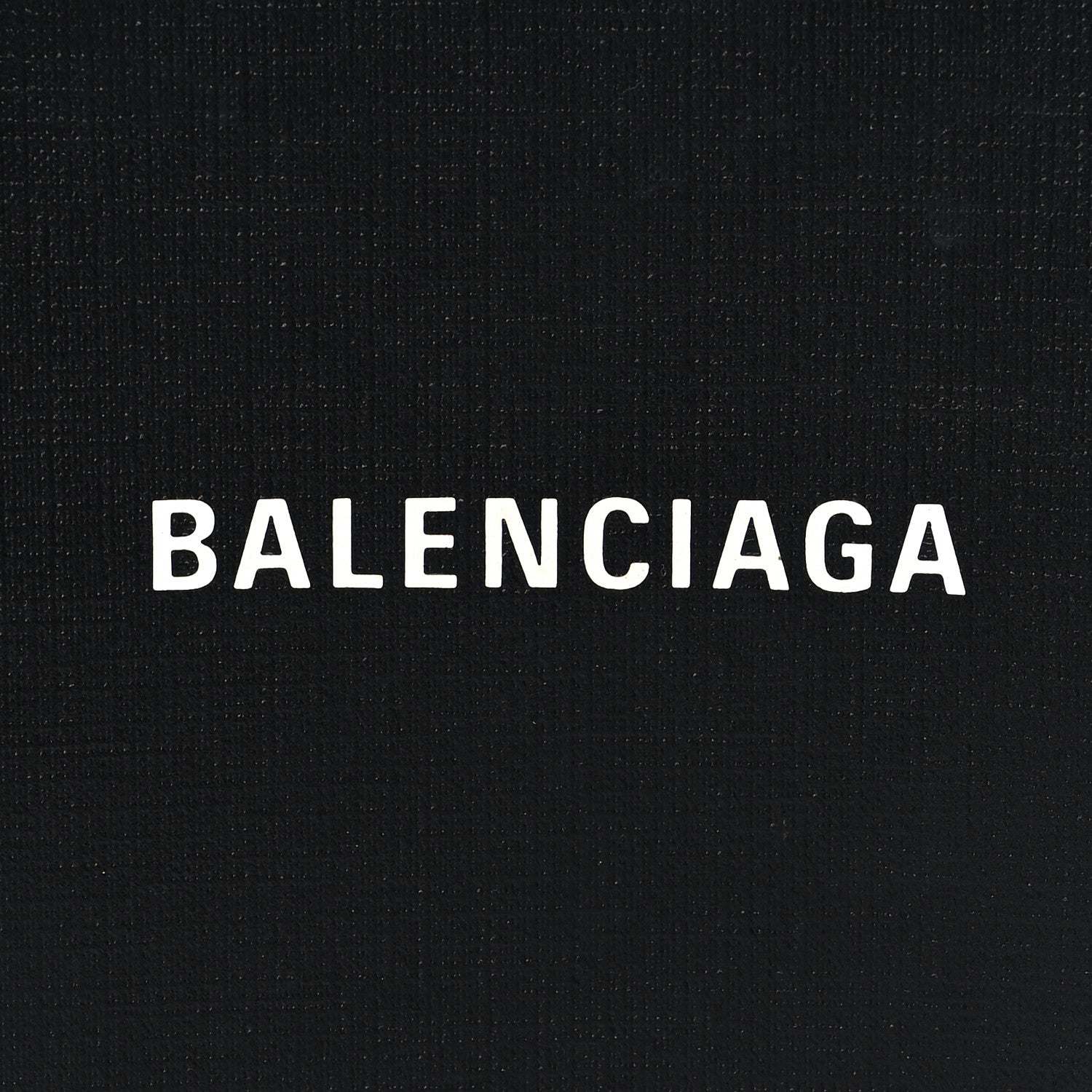 Balenciaga Squared Calfskin Logo Shopping Phone Holder Bag Black 7 of 9