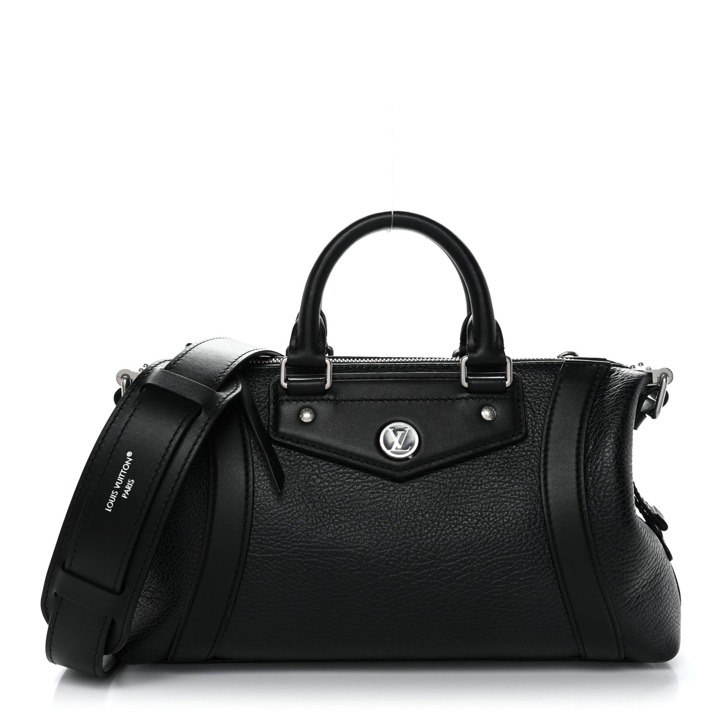 Pixel Lambskin LV Biker PM Black