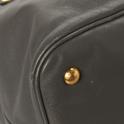 Prada Soft Calf Shopping Tote Bambu 7 of 10