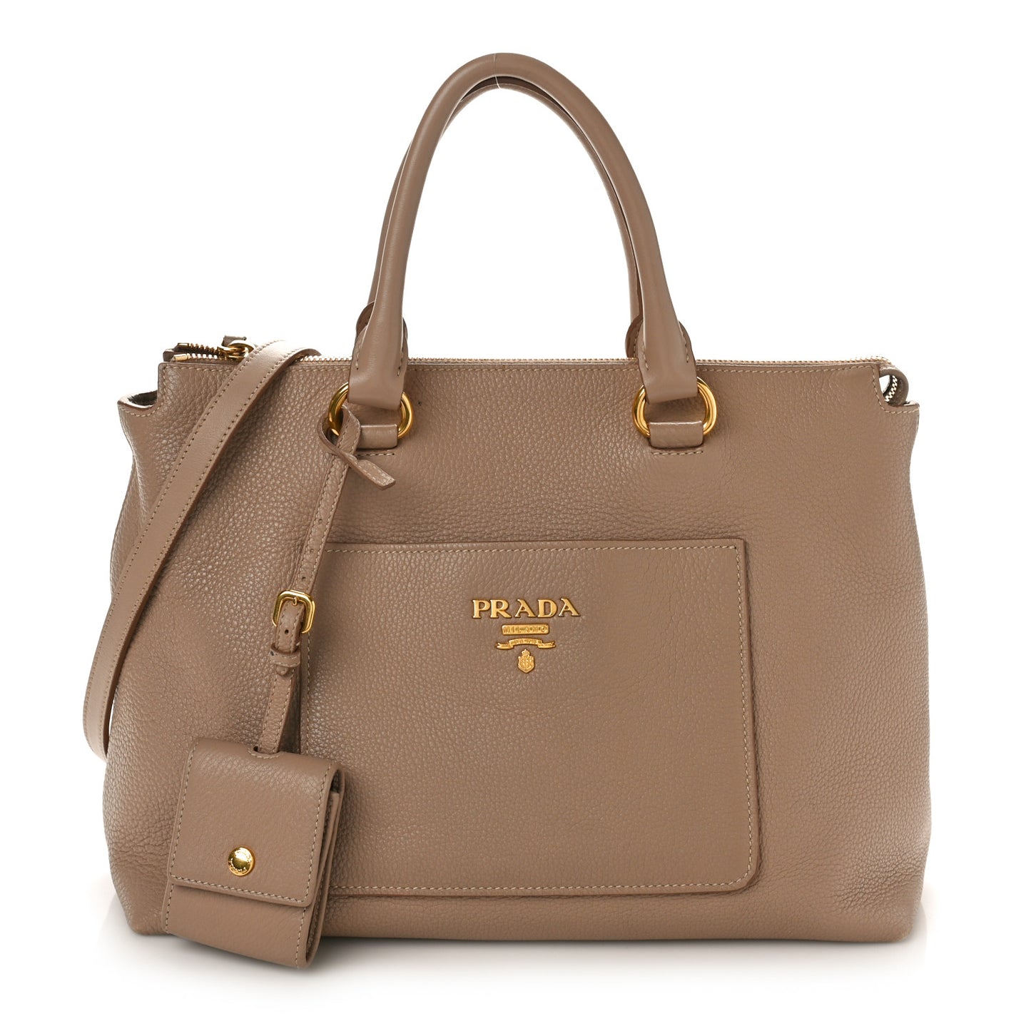 Vitello Daino Boxy Tote Cammeo