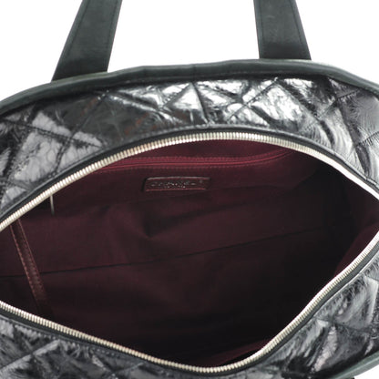 Chanel Iridescent Calfskin In The Mix Bowler Black 5 of 7
