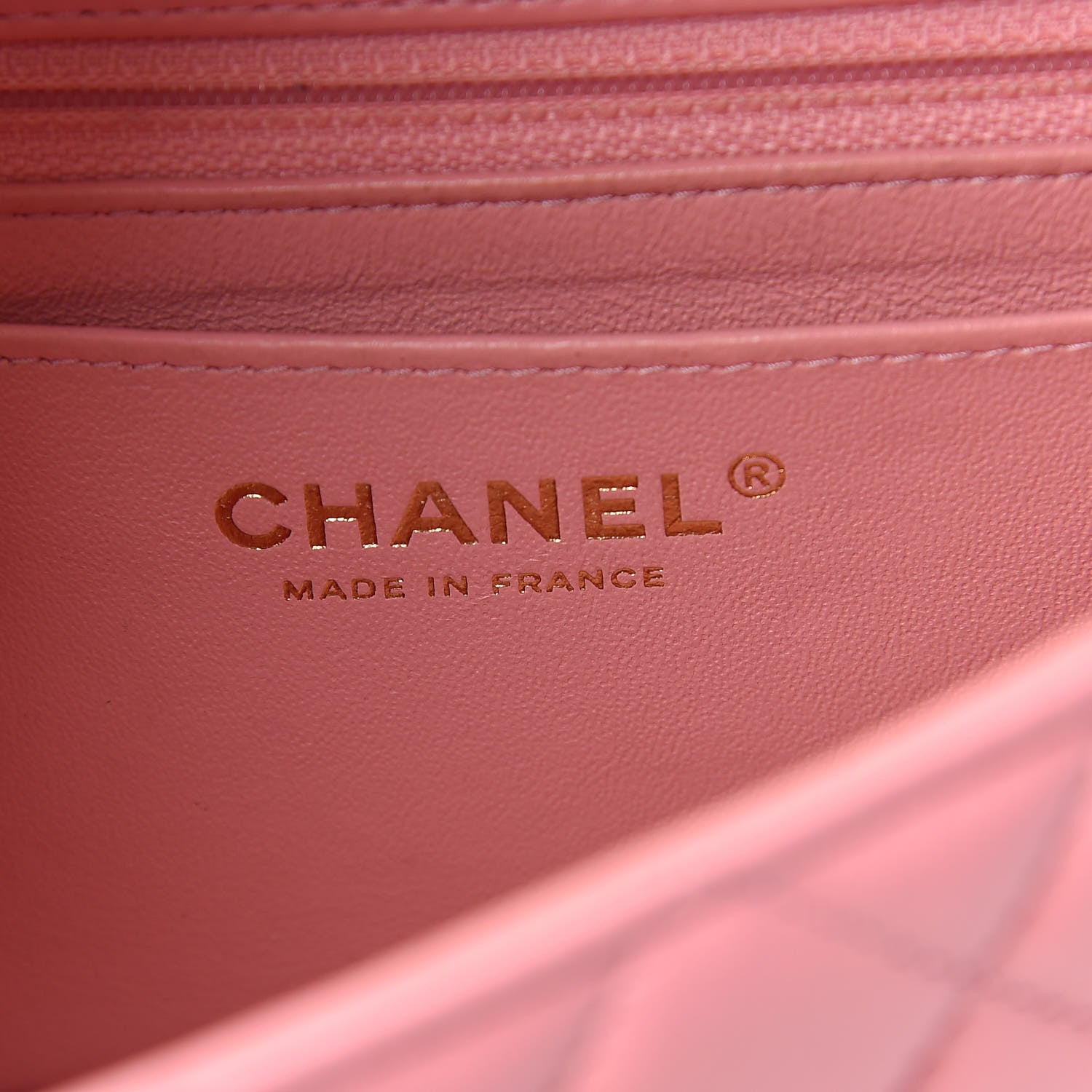 Chanel Lambskin Quilted Mini Rectangular Flap Pink 6 of 12