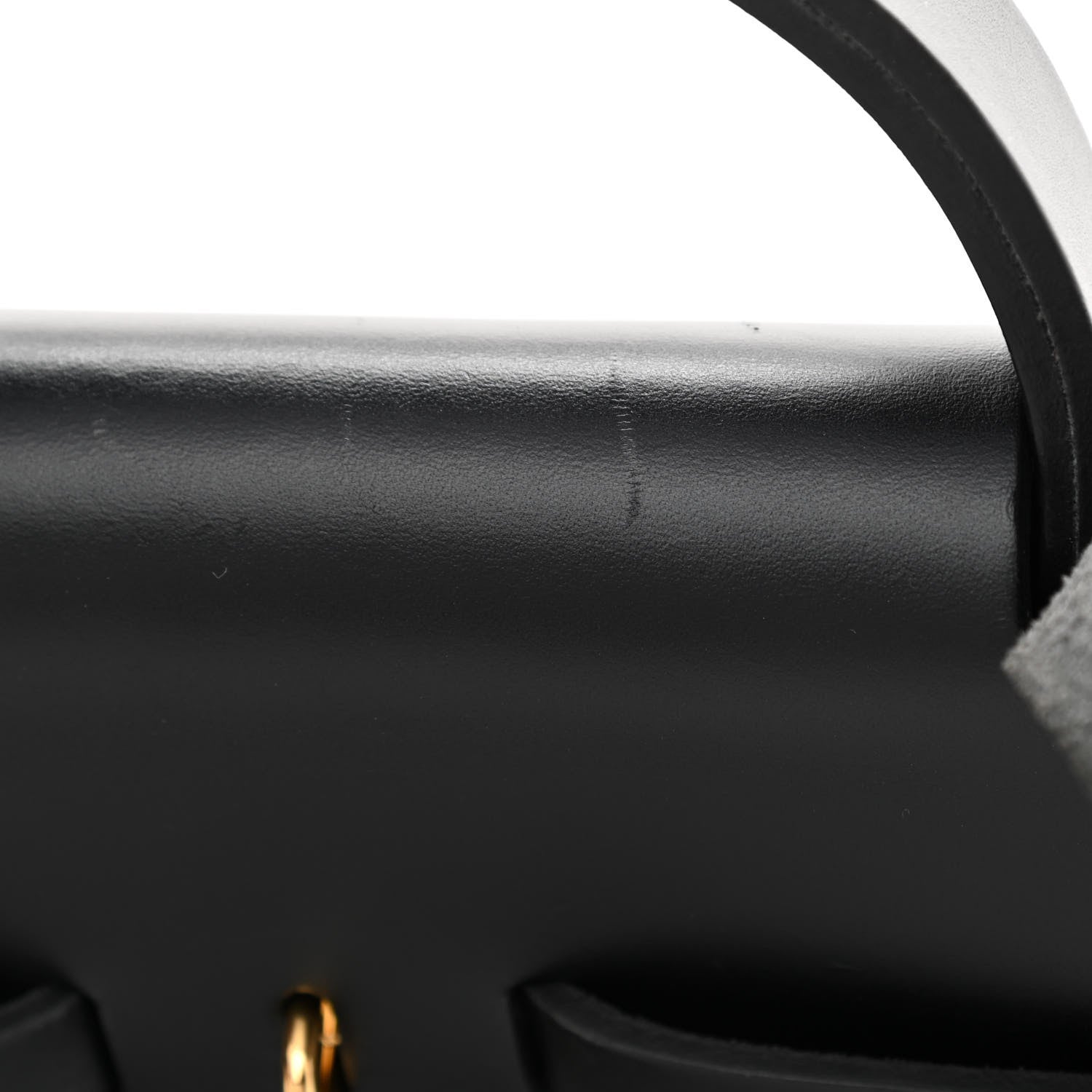 Hermes Toile Vache Calfskin Herbag 39 MM Black 15 of 15