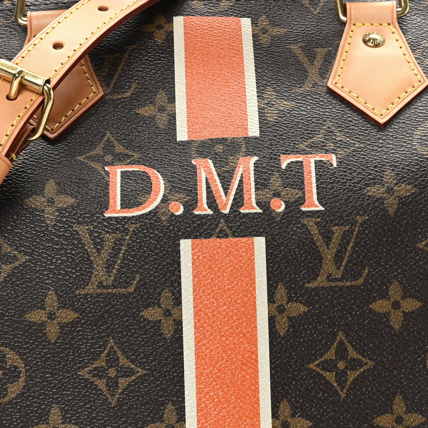 Monogram My LV Heritage Speedy Bandouliere 35 Orange Ivory