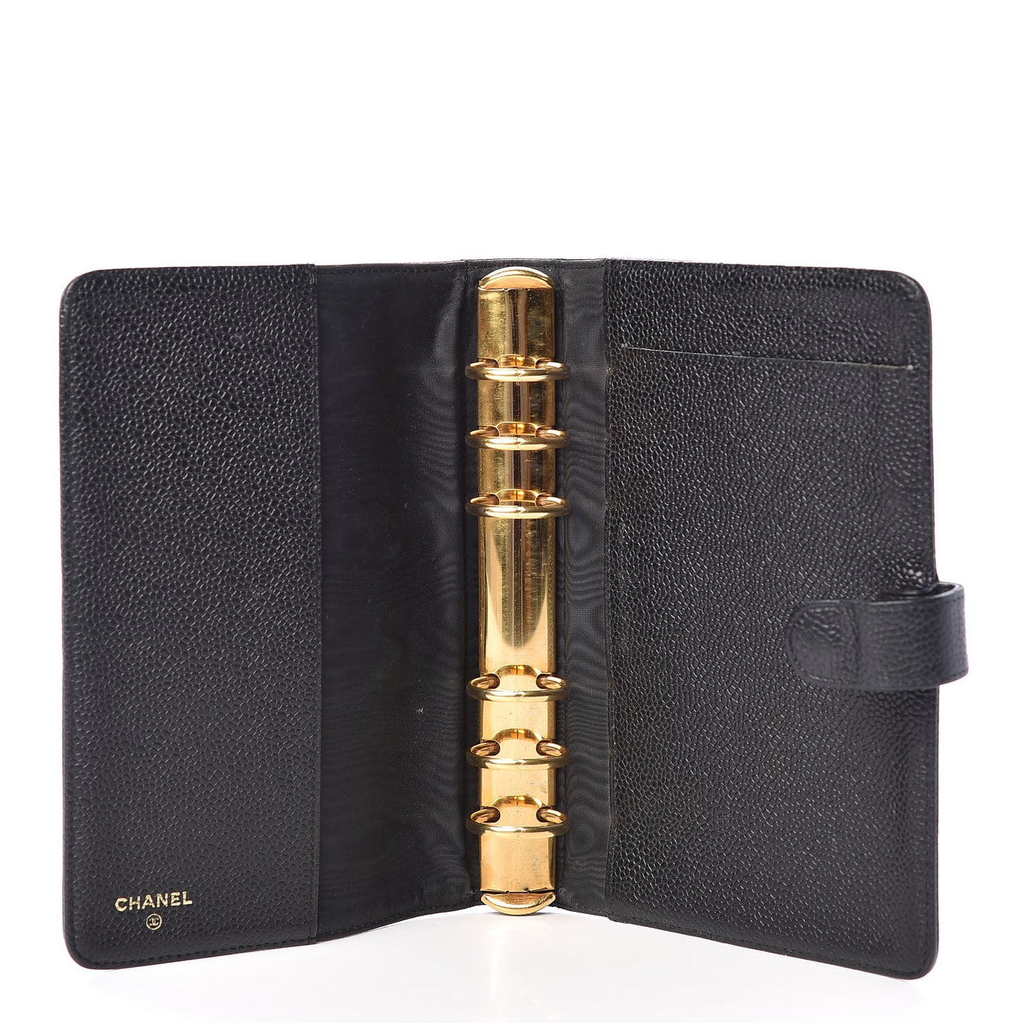 Caviar CC Medium Ring Agenda Planner Black
