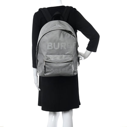Burberry Nylon Horseferry Print Jett Backpack Cloud Grey 2 of 12