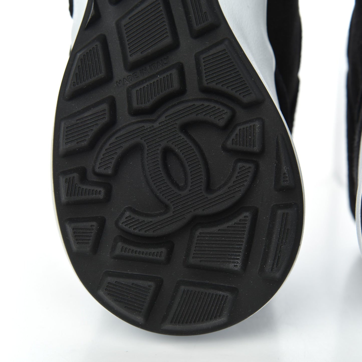 Suede Goatskin CC Sneakers 39.5 Black