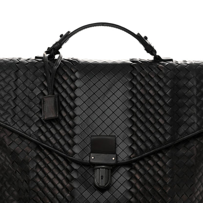 Bottega Veneta Intrecciato VN Briefcase Black 8 of 15