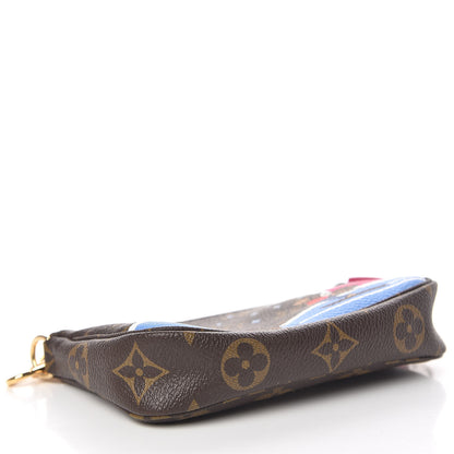 Louis Vuitton Monogram 2018 Christmas Animation Mini Bears Pochette Accessories 4 of 7