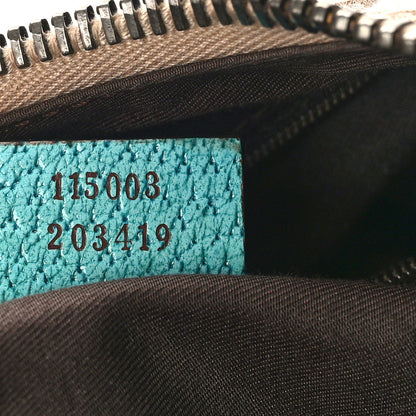 Gucci Monogram Shoulder Bag Turquoise 7 of 9