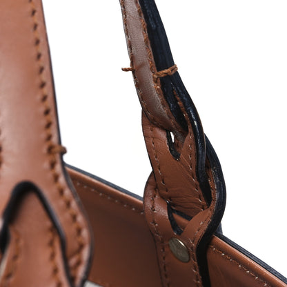 Gucci Denim Calfskin Tote Brown 12 of 12