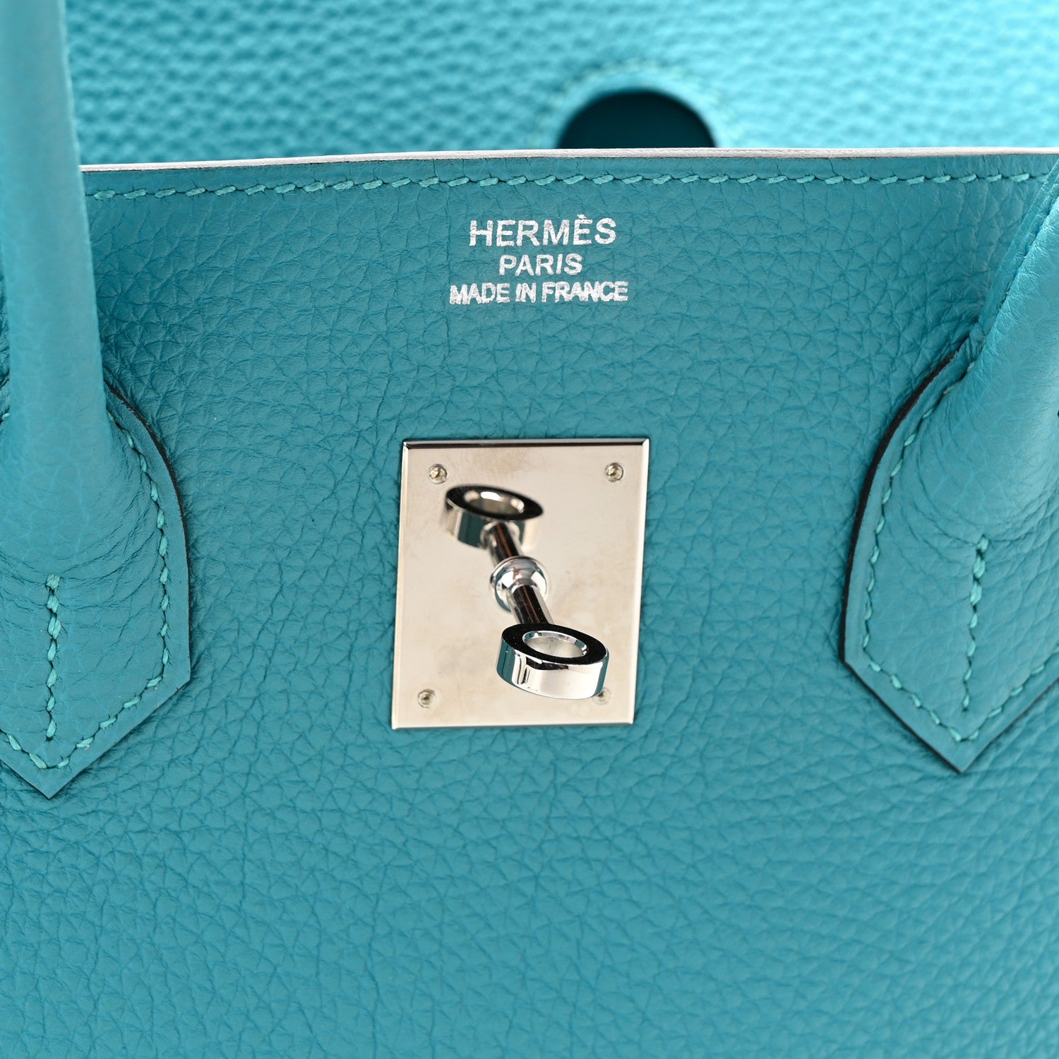 Hermes Togo Birkin 35 Turquoise 5 of 9