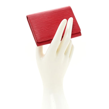 Louis Vuitton Epi Business Card Holder Red 2 of 15