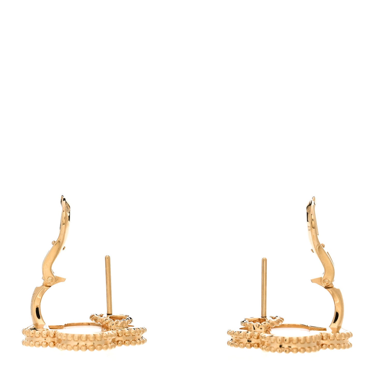 18K Yellow Gold Mother of Pearl Magic Alhambra Earrings