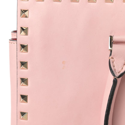 Valentino Garavani Vitello Small Rockstud Top Handle Tote Rose 13 of 14