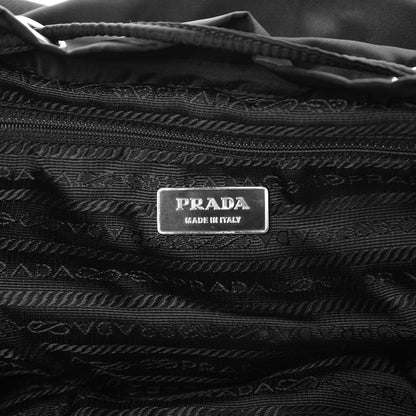 Prada Nylon Vela Medium Backpack Black 6 of 6