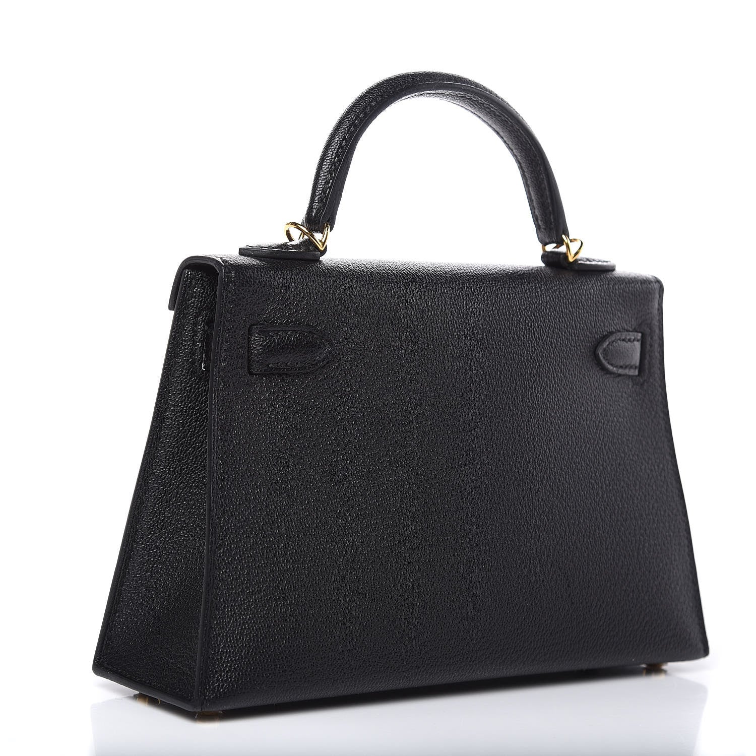Hermes Chevre Mysore Mini Kelly Sellier 20 Black 5 of 25