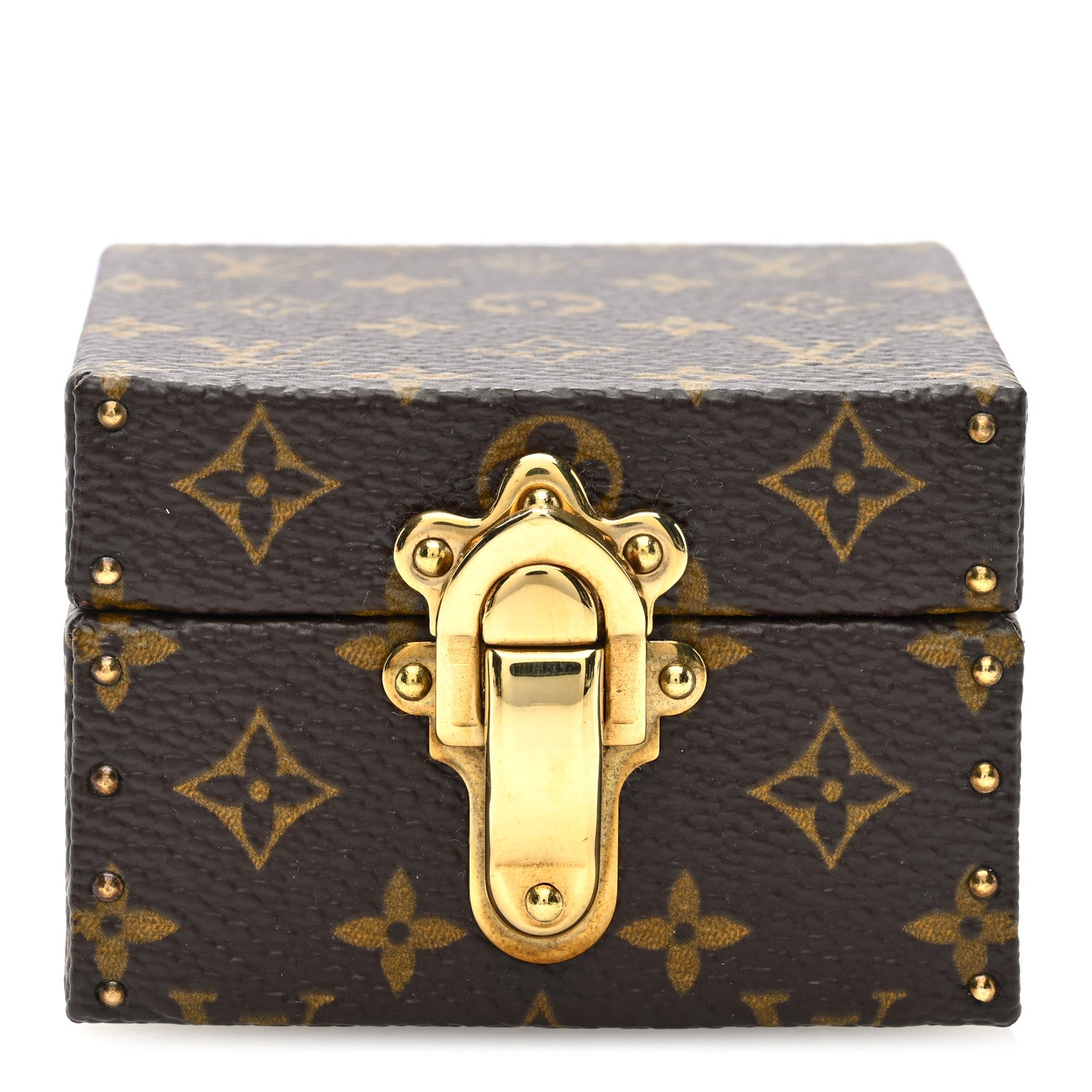 Louis Vuitton Monogram Ring Box Mini Trunk Case 1 of 6