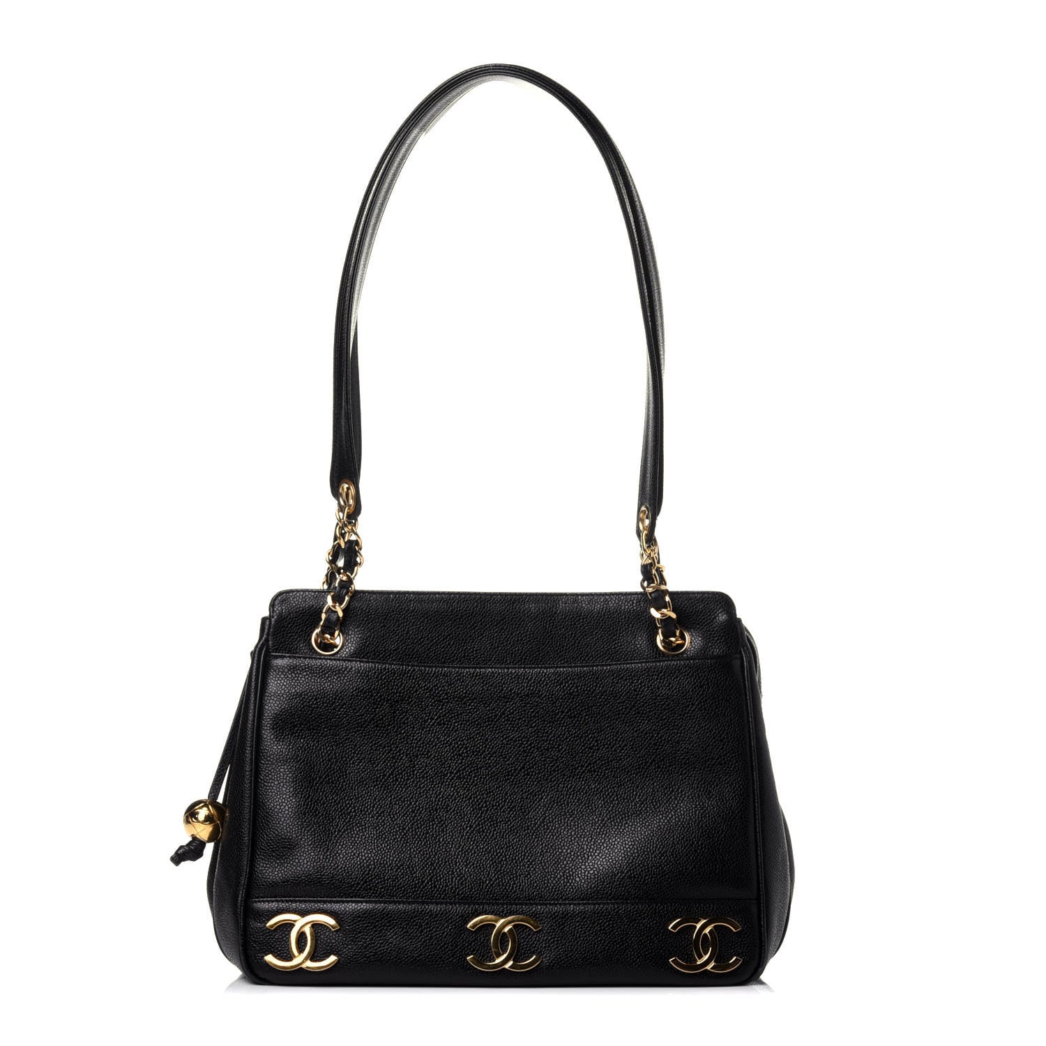 Chanel Caviar CC Shoulder Bag Black 1 of 11