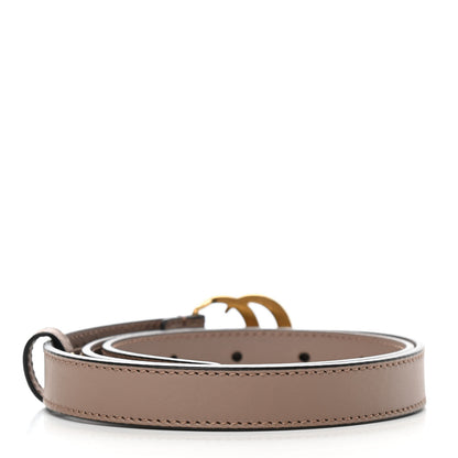 Gucci Calfskin Double G 20mm Belt 75 30 Porcelain Rose 3 of 7