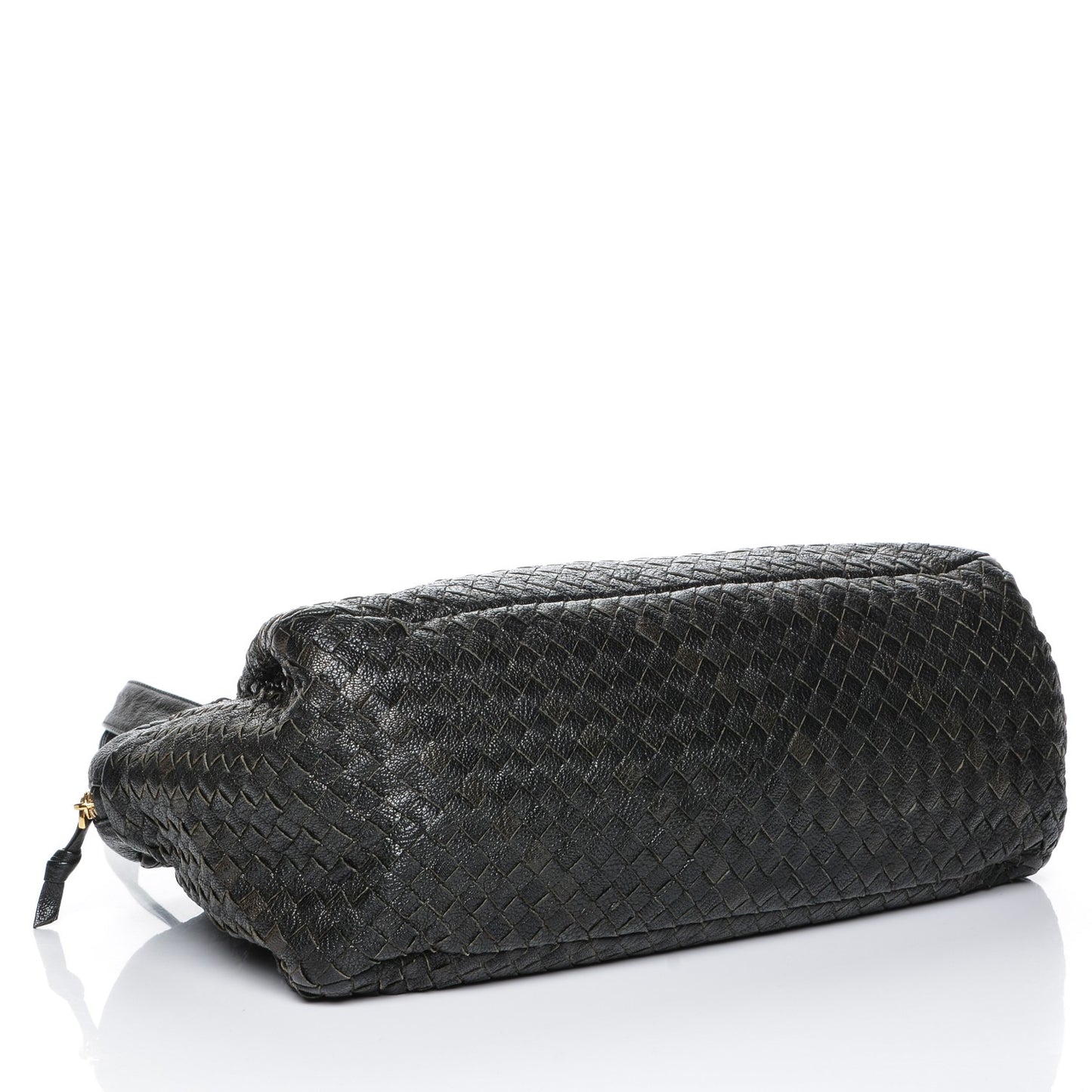 Nappa Intrecciato Bowler Nero Black