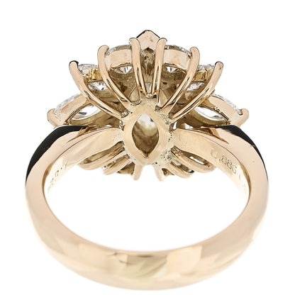 Parker & West by FASHIONPHILE 18K Yellow Gold Yellow Diamond 2.98ctw Flower Ring 53 6.25 8 of 10