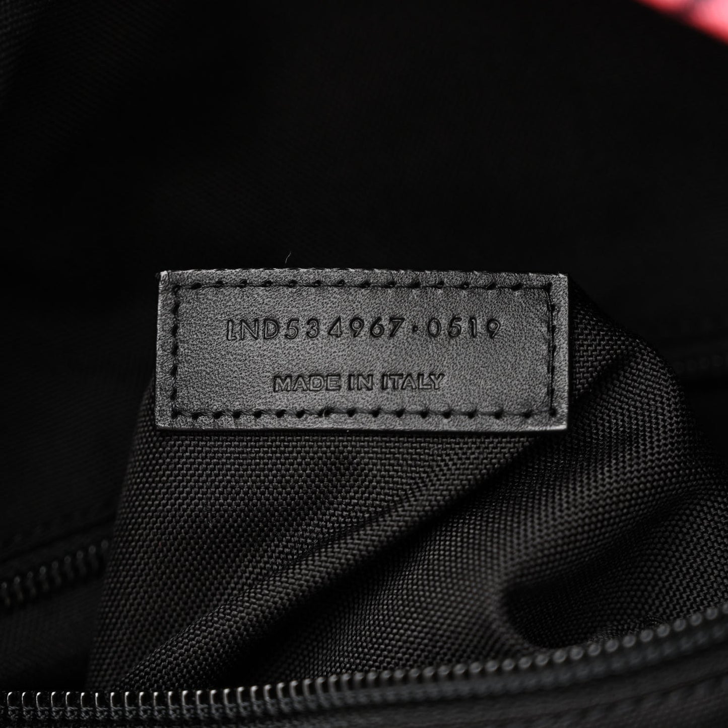 Canvas Radio Print City Backpack Pink