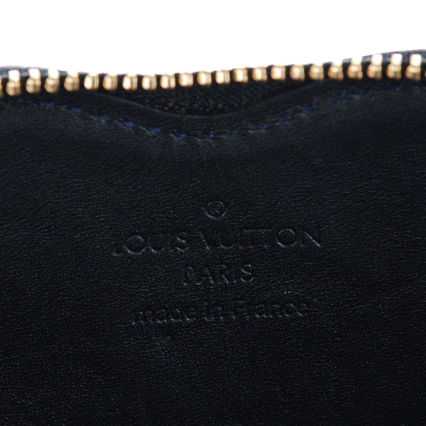 Vernis Leopard Coeur Heart Coin Purse Blue Infini