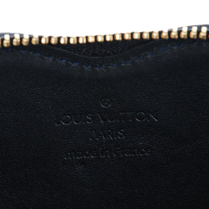 Louis Vuitton Vernis Leopard Coeur Heart Coin Purse Blue Infini 6 of 7