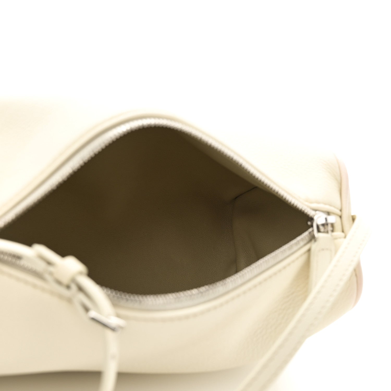 The Row Grained Calfskin 90's Bag Ivory 5 of 9