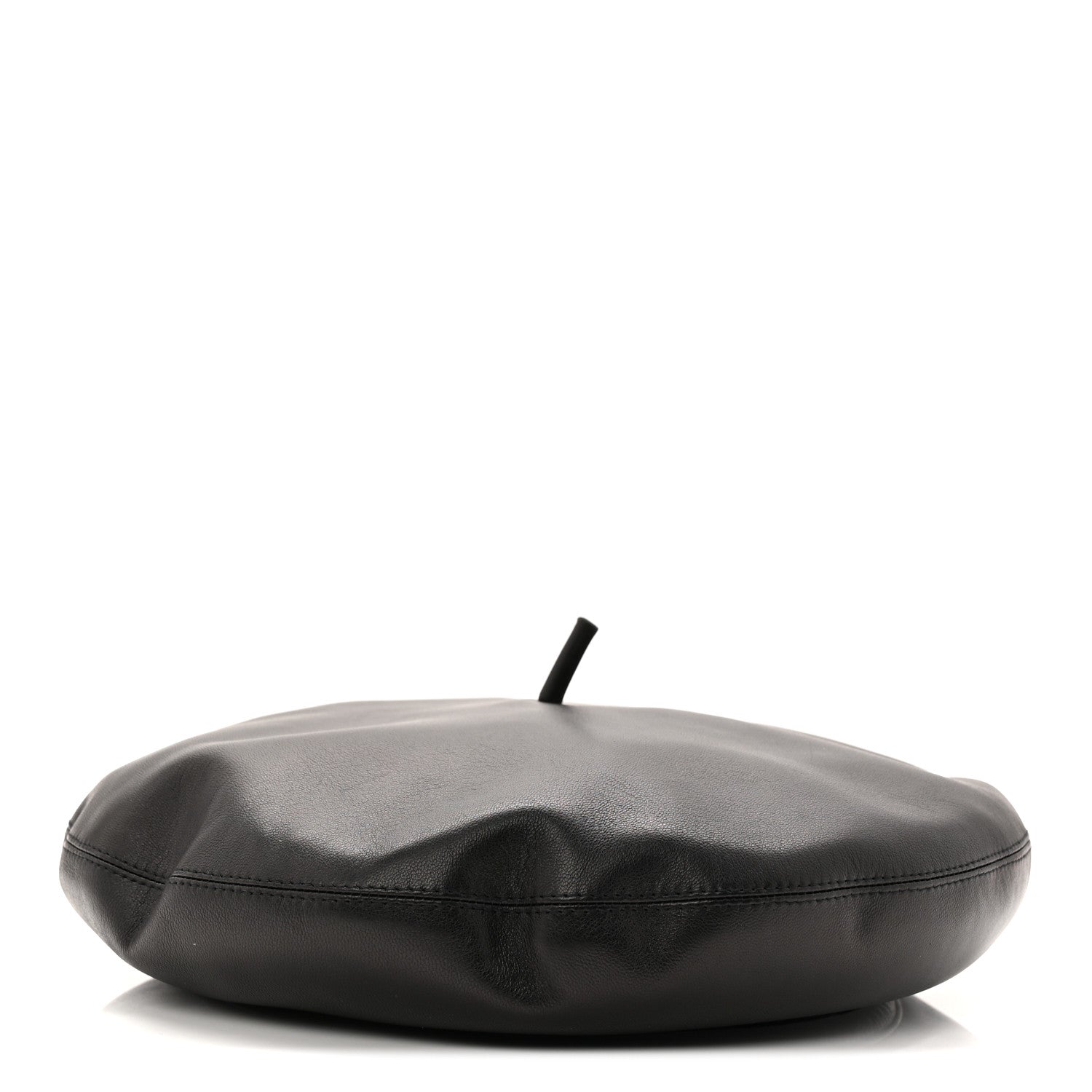 Christian Dior Lambskin D-Dream Beret 57 Black 1 of 8
