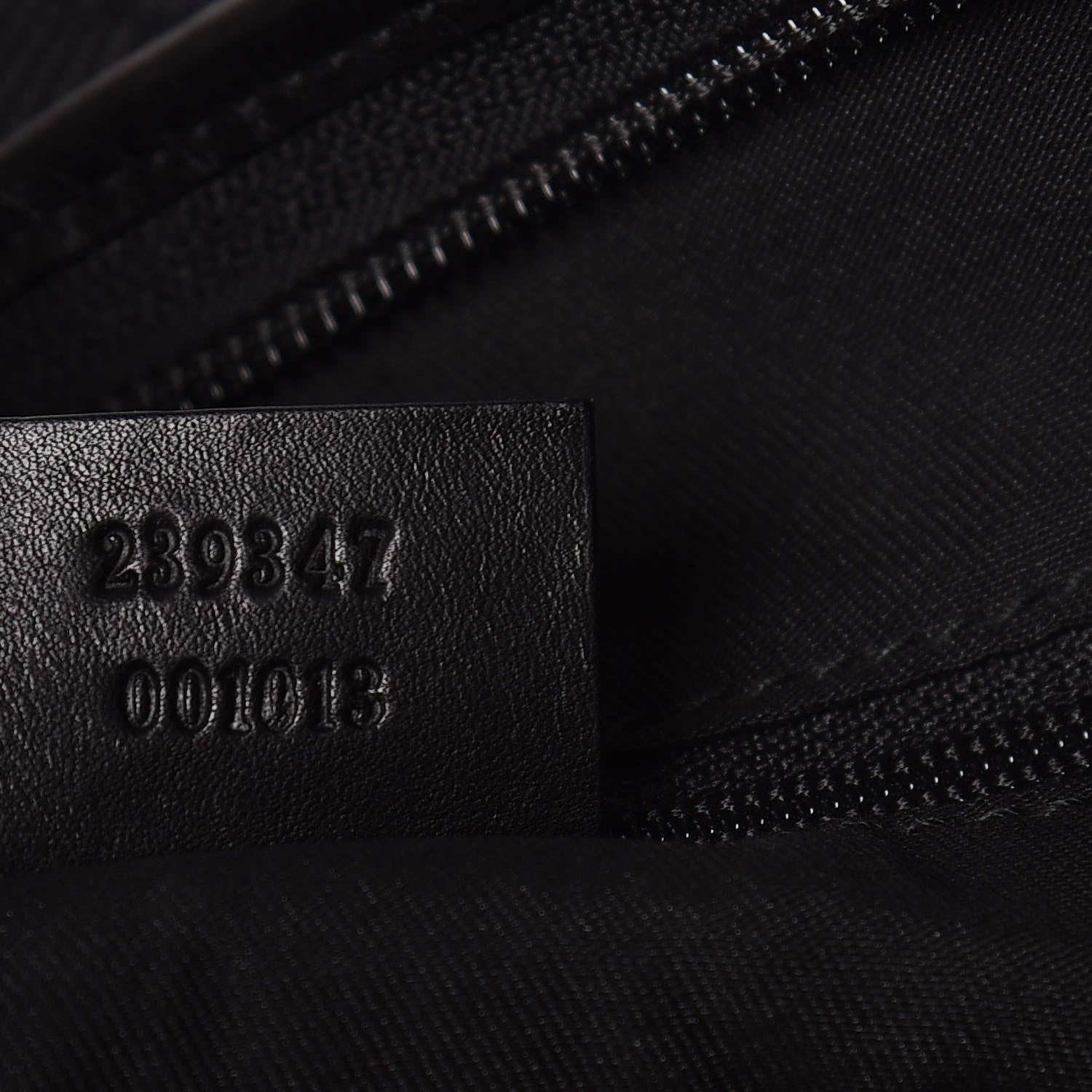 Gucci Monogram Flat Messenger Bag Black 7 of 11