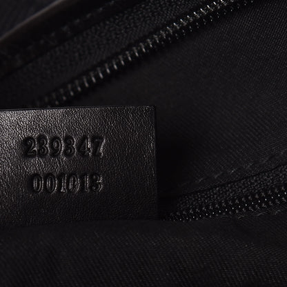 Gucci Monogram Flat Messenger Bag Black 7 of 11