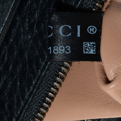 Gucci Leather Small Nouveau Fringe Shoulder Bag Black 7 of 8