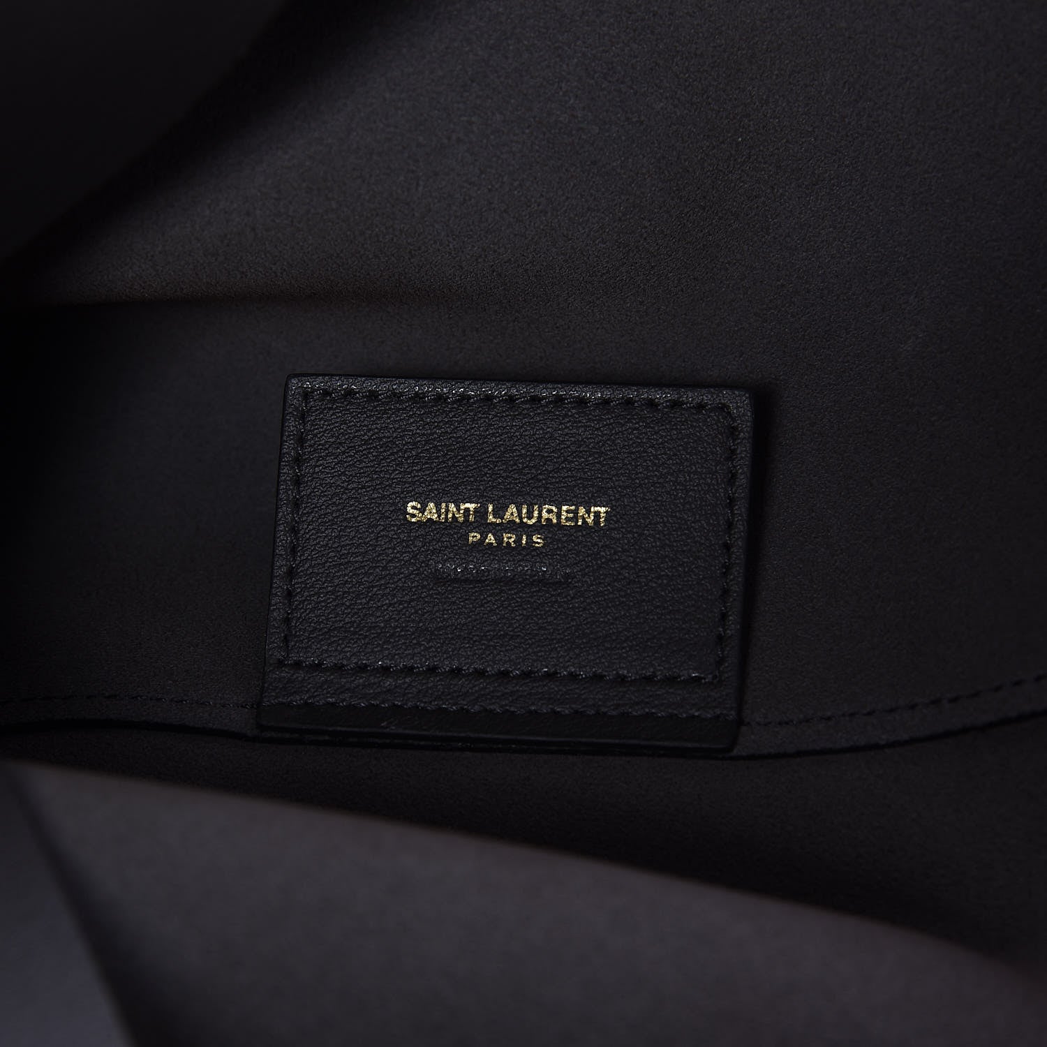 Saint Laurent Calfskin Large Shopping Tote Coal 7 of 10