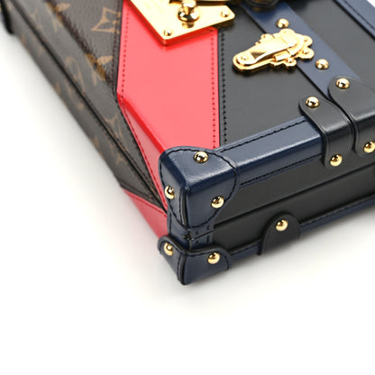Louis Vuitton LOUIS VUITTON Monogram Malletage Print Petite Malle Marine Rouge 11 of 15